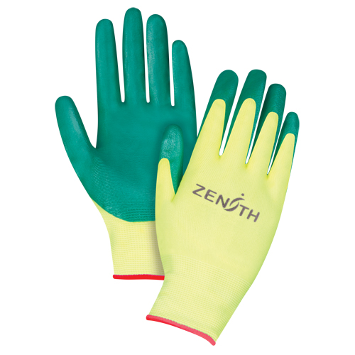 ZX-3 Premium Gloves, 7/Small, Nitrile Coating, 15 Gauge, Nylon Shell