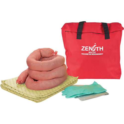 Spill Kit, Hazmat, Bag, 5 US gal. Absorbancy