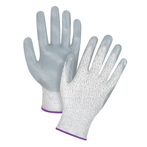 High-Performance Cut-Resistant Gloves, Size 6/X-Small, 13 Gauge, Nitrile Coated, HPPE Shell, ANSI/ISEA 105 Level 4/EN 388 Level 5