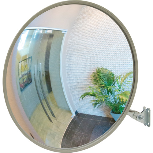 Convex Mirror with Telescopic Arm, Indoor/Outdoor, 36" Diameter