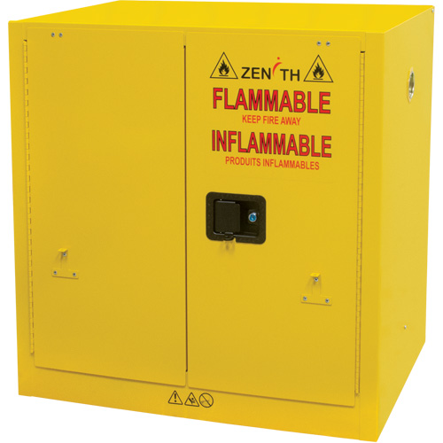 Flammable Storage Cabinet, 22 gal., 2 Door, 35" W x 35" H x 22" D