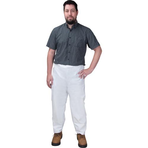 Disposable Pants, Microporous, Medium, White
