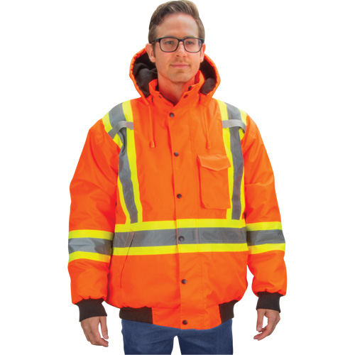 Waterproof 7-in-1 Winter Parka, High Visibility Orange, Medium