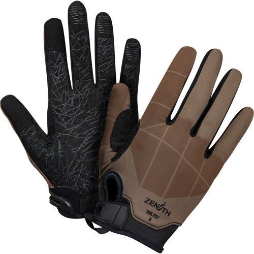 Flexible Utility Gloves, Synthetic Palm, Size Medium