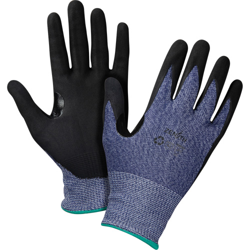 Cut-Resistant Gloves, Size Small, 15 Gauge, Foam Nitrile Coated, HPPE Shell, ASTM ANSI Level A3