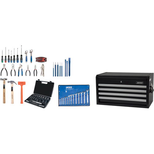 Starter Tool Set with Steel Chest, 70 Pieces