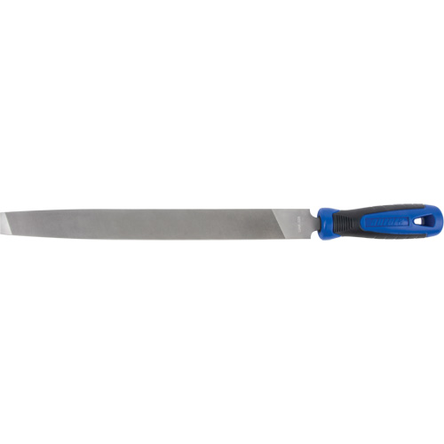 Mill File With Handle, Flat, 12", Bastard