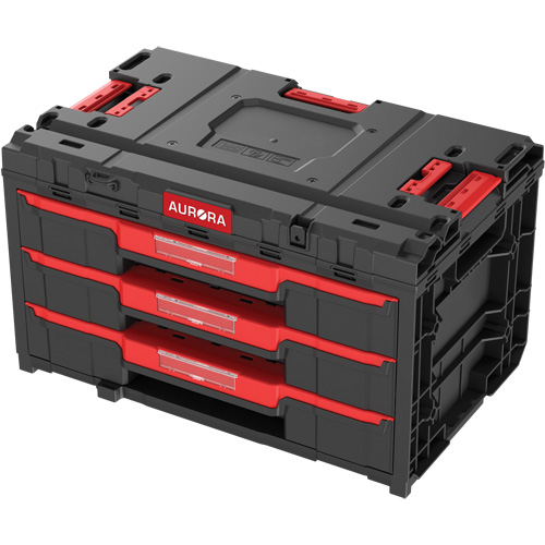 Arx™ 3-Drawer Toolbox, 23-1/10" x 15" x 13-2/5", Black